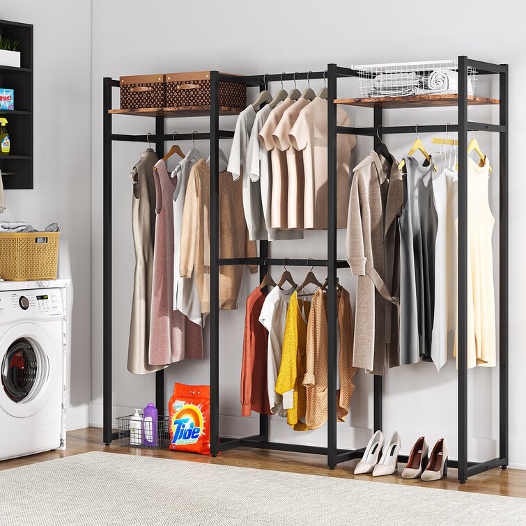 Black discount clothes rack